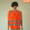Wholesale Breathable Orange Hi Viz Reflective Safety Shirt